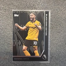 2025-26 Topps Premier League Black Edge Edition Matheus Cunha Manchester United