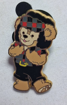 Disney Pin Duffy the Bear Epcot World Showcase Mini Pin - Canada [84529]
