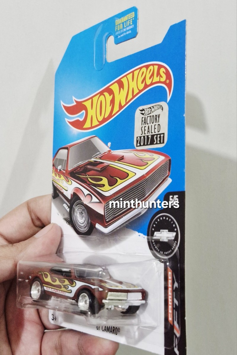 HOT WHEELS 2017 SUPER TREASURE HUNT '67 CAMARO FACTORY SEALED | eBay