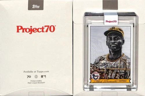 2021 TOPPS PROJECT 70 #896 ROBERTO CLEMENTE - PITTSBURGH PIRATES - LAUREN TAYLOR