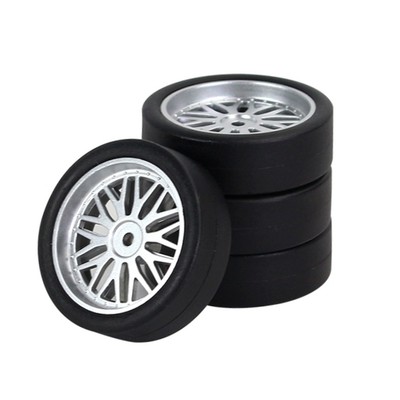 4 StüCk 32 Mm RC Drift Reifen Rad Hartreifen für LDRC AE86 1/18 RC Auto Upg4482