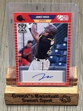 2021 Leaf Pro Set James Wood XRC Auto 1/1 San Diego Padres, Washington Nationals
