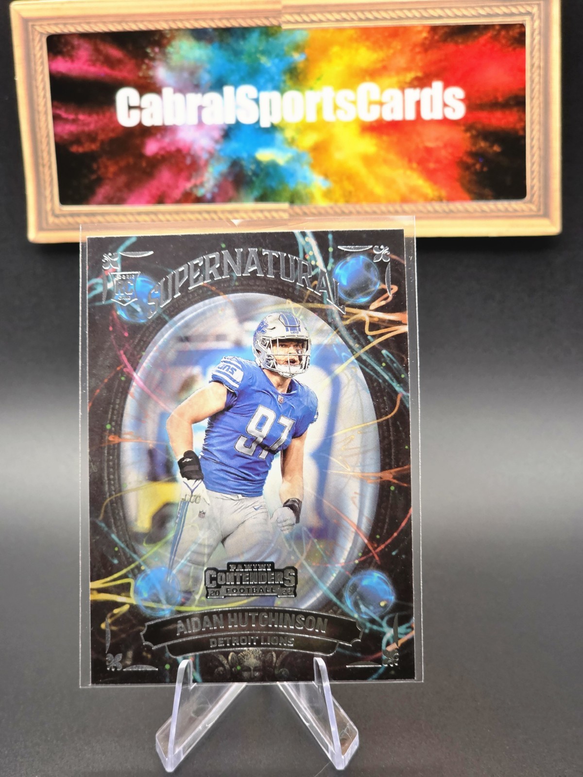 2022 Panini Contenders - Supernatural Aidan Hutchinson #SN-AHU (RC)