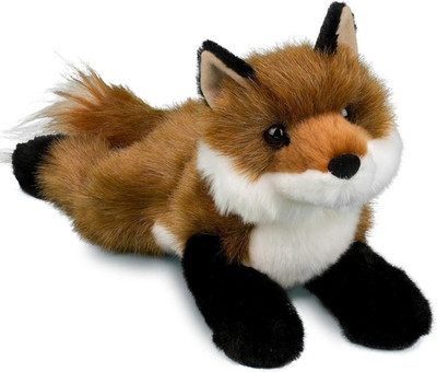 Roxy 14'' Red Fox Douglas Plush Stuffed Animal Cuddle Toy Common Kit Black