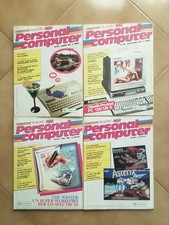 PERSONAL COMPUTER LOTTO 4 NUMERI RIVISTE ANNATA 1986 (ANNO 1) PC VIDEOGIOCHI