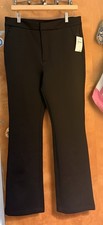 Good American Scuba Boss Straight Trouser Black001 Size 12 NWT