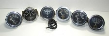 6 Vintage Auto Dash Gauges 5 Stewart Warner And 1 Unbranded