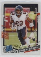 2023 Panini Clearly Donruss Rated Rookie Roschon Johnson #80 1o2