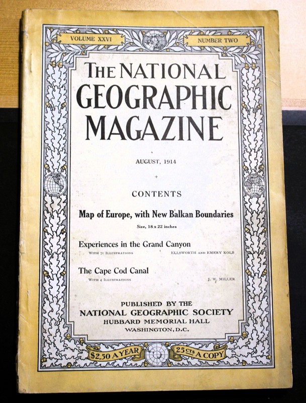 National Geographic Magazine August 1914