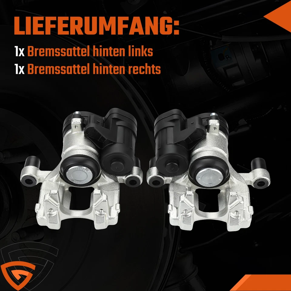 2x Bremssattel Elektrischer Hinten L+R 272mm für VW Golf 7 Audi A3 Q2 Seat Skoda - Bild 3 von 4