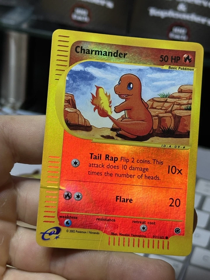 #2 Charmander 97/165 Expedition 2002 Reverse Holo E-Series Vintage Pokémon Card - Image 3 of 4
