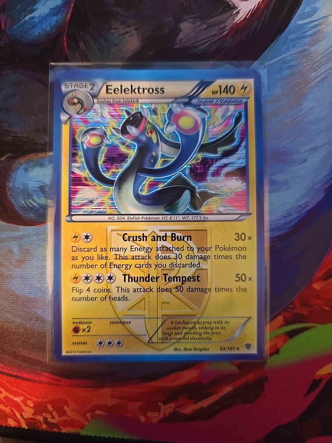 Eelektross (Team Plasma) 33/101 Plasma Blast Holo