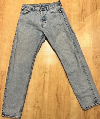 Herren Jeans   Weekday Barrel Fit   W31/L32   Hellblau
