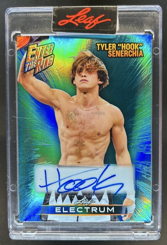 2025 Leaf Electrum Tyler Senerchia Enter The Ring Auto Autograph Platinum #/6