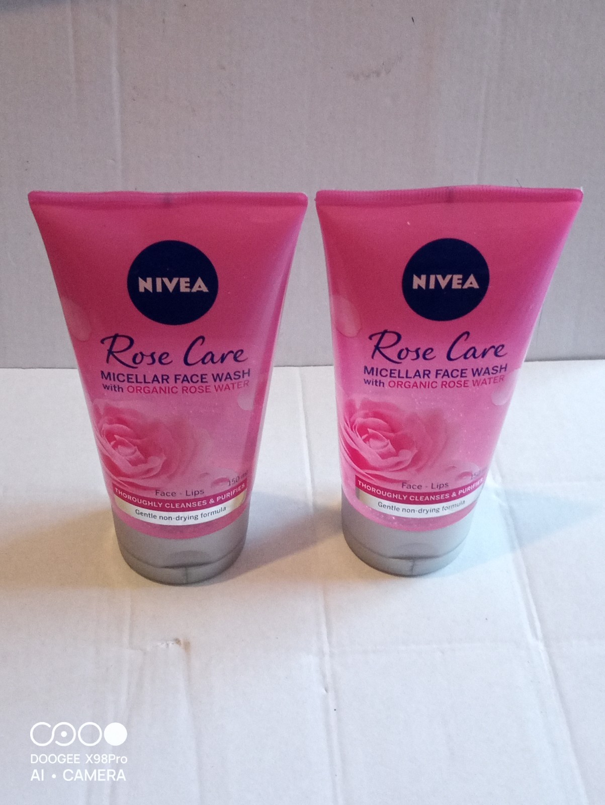 2x Nivea Rose Care Face Wash £6 Each Gel Organic Rose Water Micellair Cleanser - Image 4