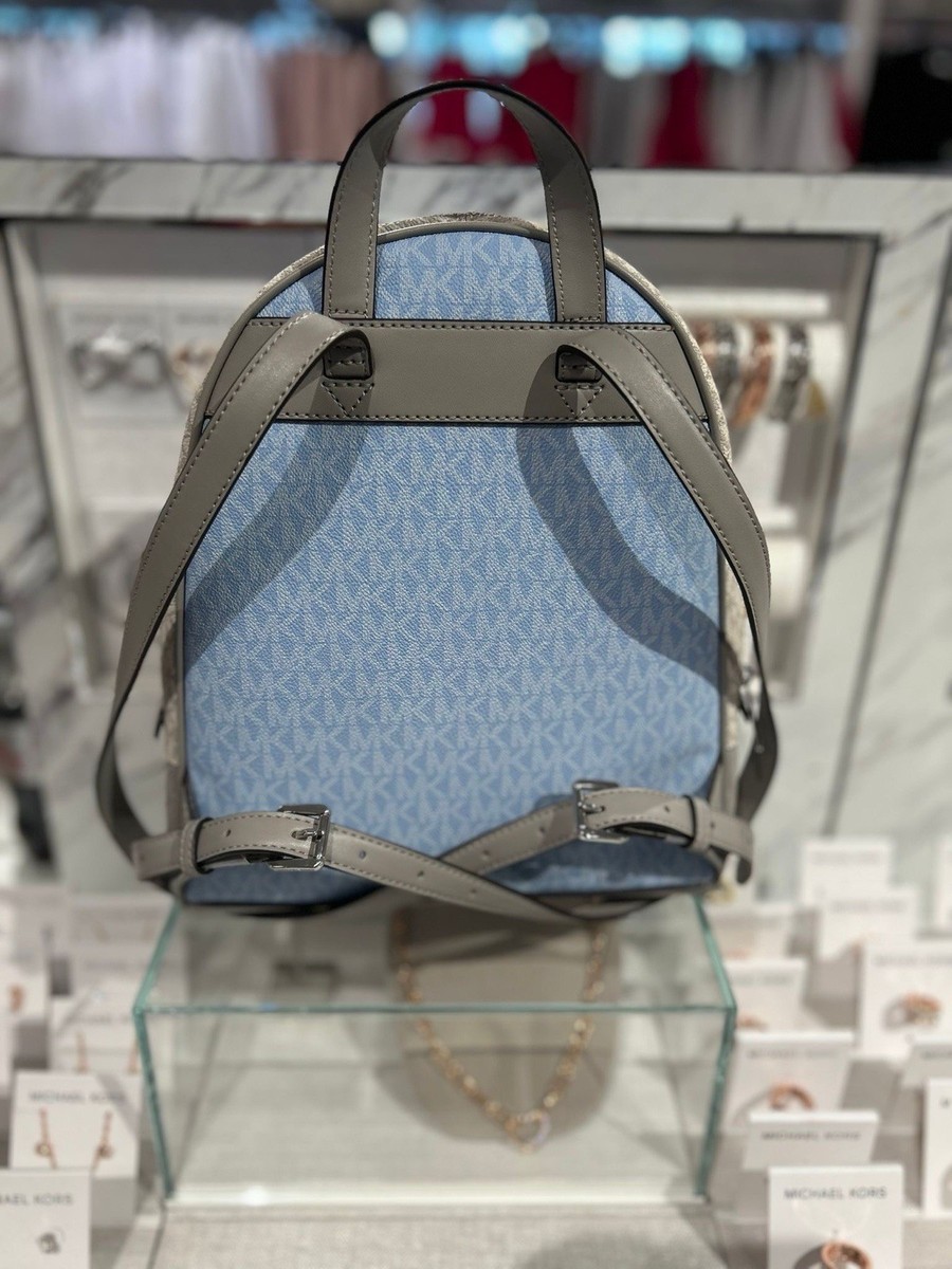 Michael Kors Rhea Medium Size Sky Blue/Gray New with Tags Michael Kors Rhea MD Backpack MK Color-Block | Mercari main image 2