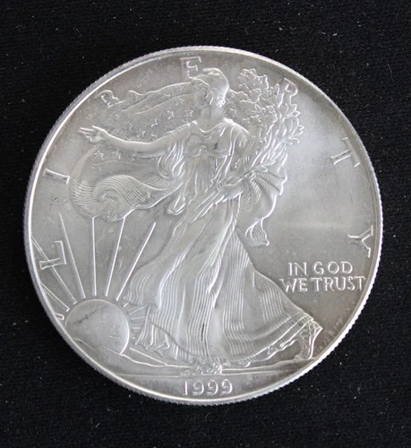 1999 American Silver Eagle 1 Oz. Fine Silver One Dollar Coin