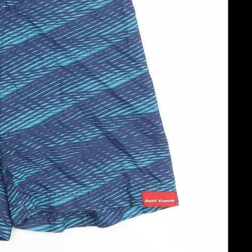 Pantaloncini da tavola Hot Tuna ragazzo blu a righe 9-10 anni - Foto 6 di 12