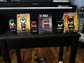 LEGO BrickHeadz Marvel & DC Super Heroes Black Widow Iron Man Complete Set