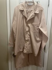 Vintage Yves Saint Laurent YSL Pajama Set Men's L Nightwear Lounge -nude Color