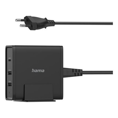 Hama 00200017 Charger Station Universal USB C Black
