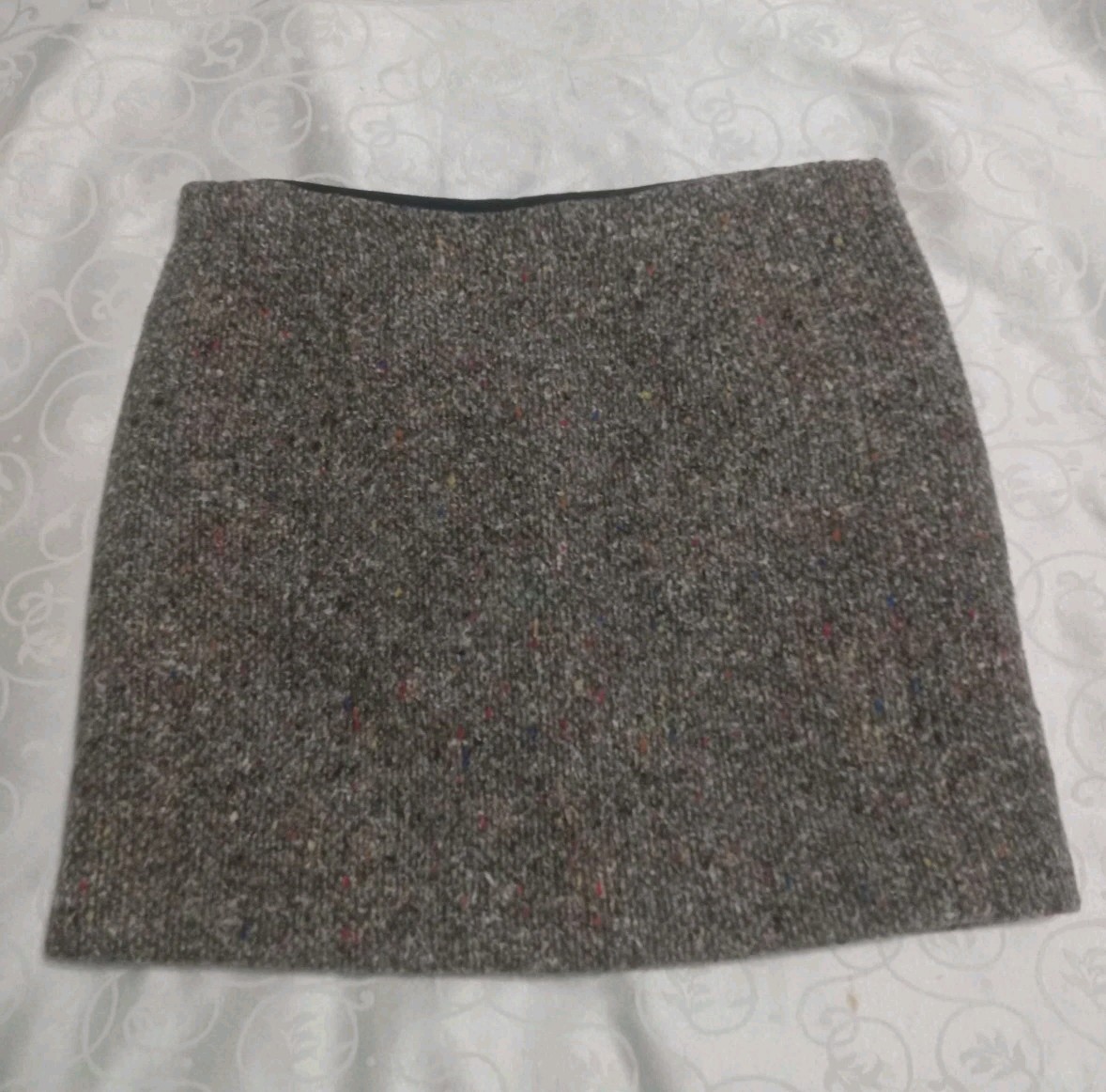 ACNE STUDIOS Gray Heavy  Wool Blend Mini Skirt Size 6 US / 38 EU