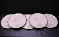 Noritake Bone China Garden Empress 5 Bread Plates 9741 Japan Royal Pierpont MINT
