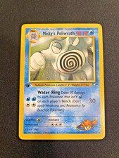 Misty's Poliwrath 31/132 1st Edition Gym Heroes Regular Rare LP - Pokemon Card on eBay