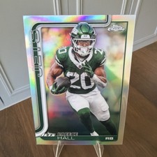 2025 Topps Chrome Football Breece Hall Refractor #238 New York Jets