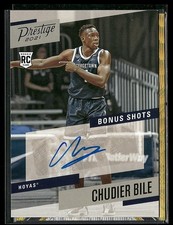 Chudier Bile 2021 Panini ChroniclesDP PBCBI Prestige Bonus Shots Signatures NBA