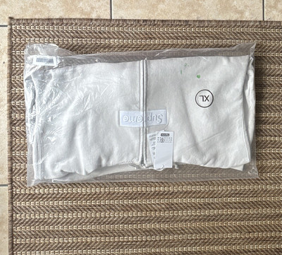 Supreme MM6 Box Logo Full Zip Hoodie Off-White XL Regular SS26SW32