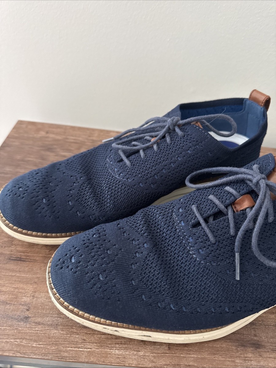 Cole Haan Mens 10 Navy Original Grand Stitchlite Wing Fabric  display picture 3