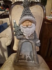 Light Up Santa Decorative Scenic Figurine