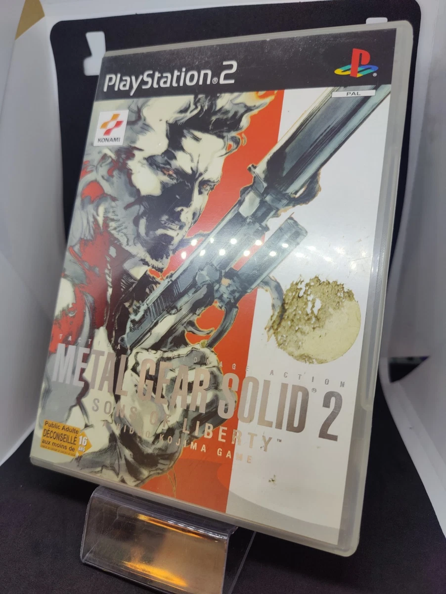 Jeu-Metal gear solid 2 : Sons of liberty + CD Bonus (Complet) PS2