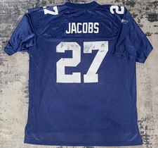 Brandon Jacobs #27 New York Giants Reebok On Field NFL Jersey Men's Size X-Large