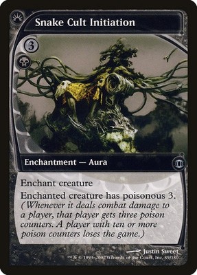 MTG Snake Cult Initiation  - Future Sight #089
