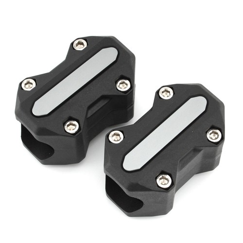 2x Universal Engine Bumper Guard Crash Bar Decor Protector For Honda Kawasaki - Picture 2 of 9