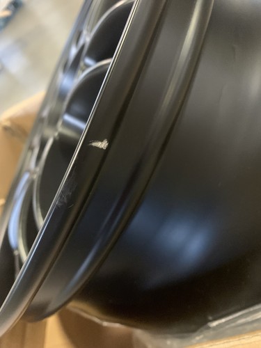 One  16x7 +40  MST  Suzuka  4x100/114.3 Matte Black Wheel (Used) - Picture 3 of 6