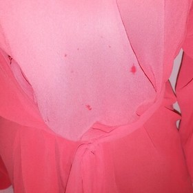 Vintage Victoria Secret Robe Kimono One Size Sexy Orange Sheer Tie Waist 2000