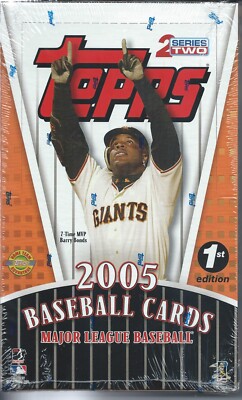 2005 Topps 1st Edition Series 2 baseball sealed hobby box