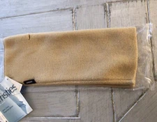 NW￼T-Wristies-Adult L-Polartec-Tan-Glove Liner-Winter-Practice-Fingerless-Gloves