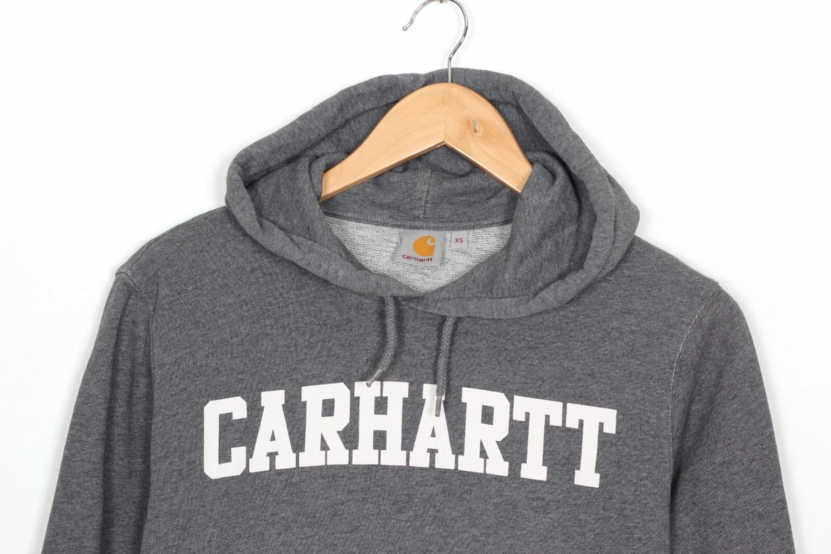 CARHARTT Hooded College Sweat Hoodie Sweatshirt Men Size XS VR0697