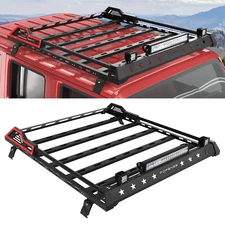 Roof Rack Cargo Basket For 2007-2024 Jeep Wrangler JK JL Unlimited &Gladiator JT