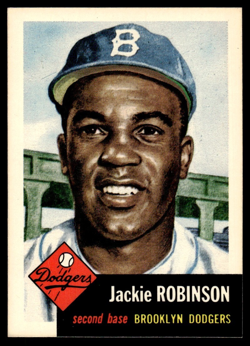 1991 Topps Archives 1953 Baseball Card Jackie Robinson