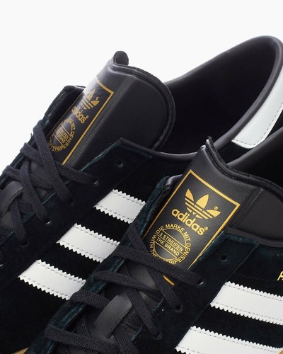 ✅ Authentic Adidas Originals Hamburg Shoes Black White Size UK 6 & 6.5 - Picture 10 of 15