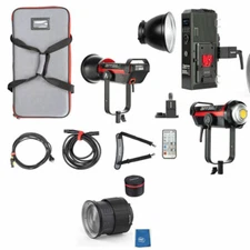 NEW Aputure LS C300DII 350W 5500K Daylight Led Video Light V Pro Kit+ FRESNEL 2X