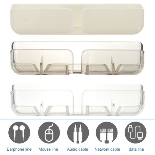 9 PCS Leitungsprozessor Gesetzt Kabelverwaltungsclips Kabelorganisator - Afbeelding 9 van 12
