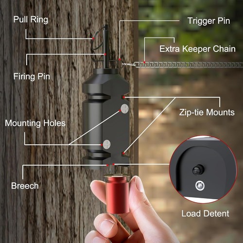 Spring-Triggered Perimeter Alarm - Reliable Security for Campsites & Properties - Picture 8 of 9