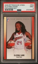 2008 Rittenhouse WNBA Rookie Olayinka Sanni PSA 9 West Virginia Mountaineers