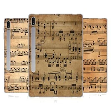 HEAD CASE DESIGNS MUSIC SHEETS SOFT GEL CASE FOR SAMSUNG TABLETS 1